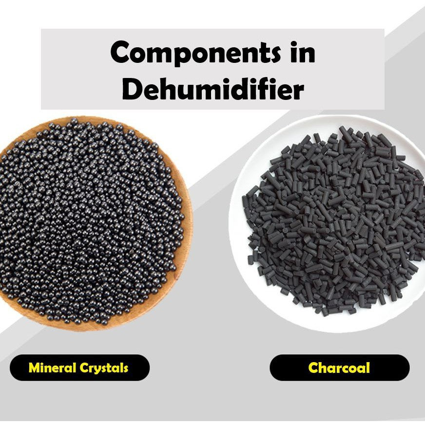 Charcoal Dehumidifier Wardrobe Moisture Charcoal Odour Remover 100g