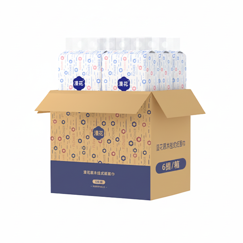 1280 Pc 4 Ply Hanging Tissue Paper With Hook