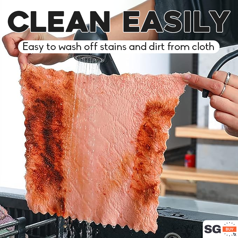 Reusable Kitchen Dish Cloth Microfiber Towel