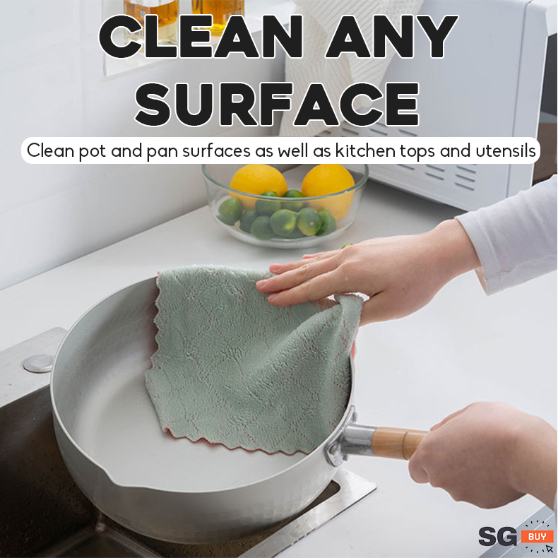 Reusable Kitchen Dish Cloth Microfiber Towel