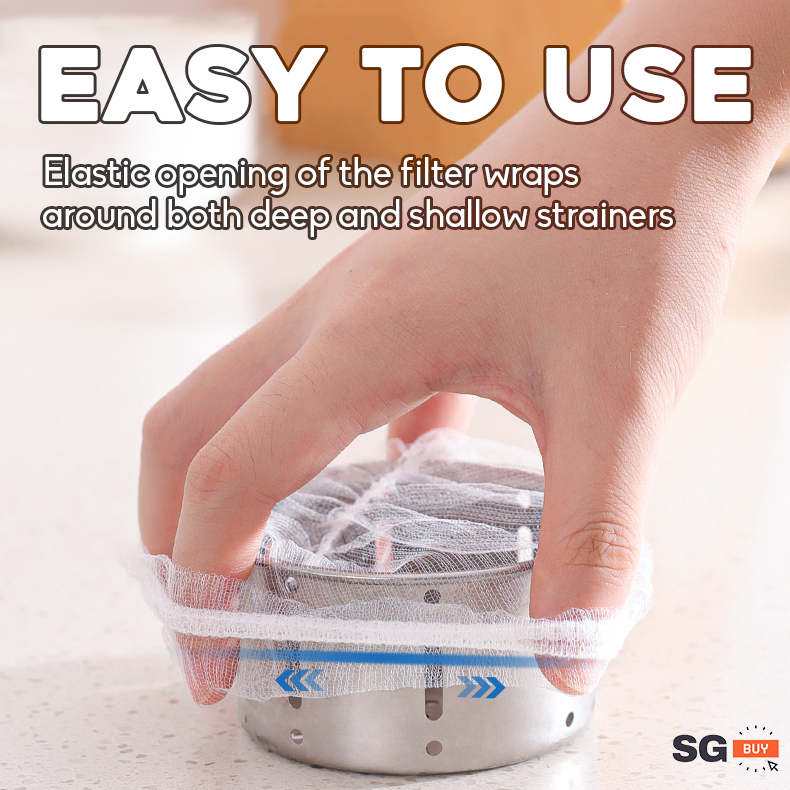 100 Pcs Kitchen Sink Net Filter