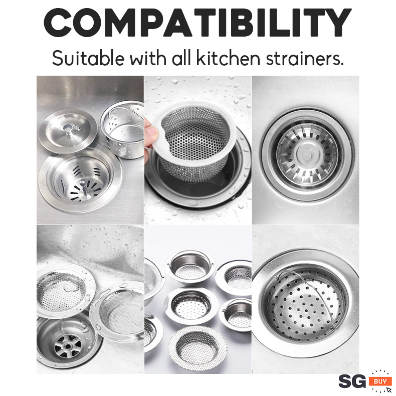 100 Pcs Kitchen Sink Net Filter