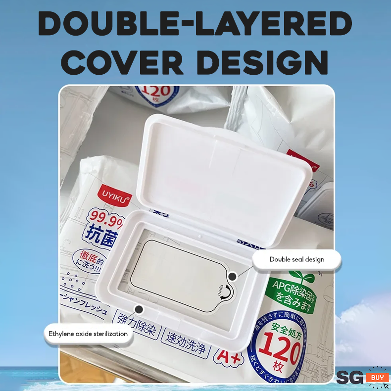 EXTRA LARGE 120 Pc Japanese Disposable Kitchen Wet Wipes