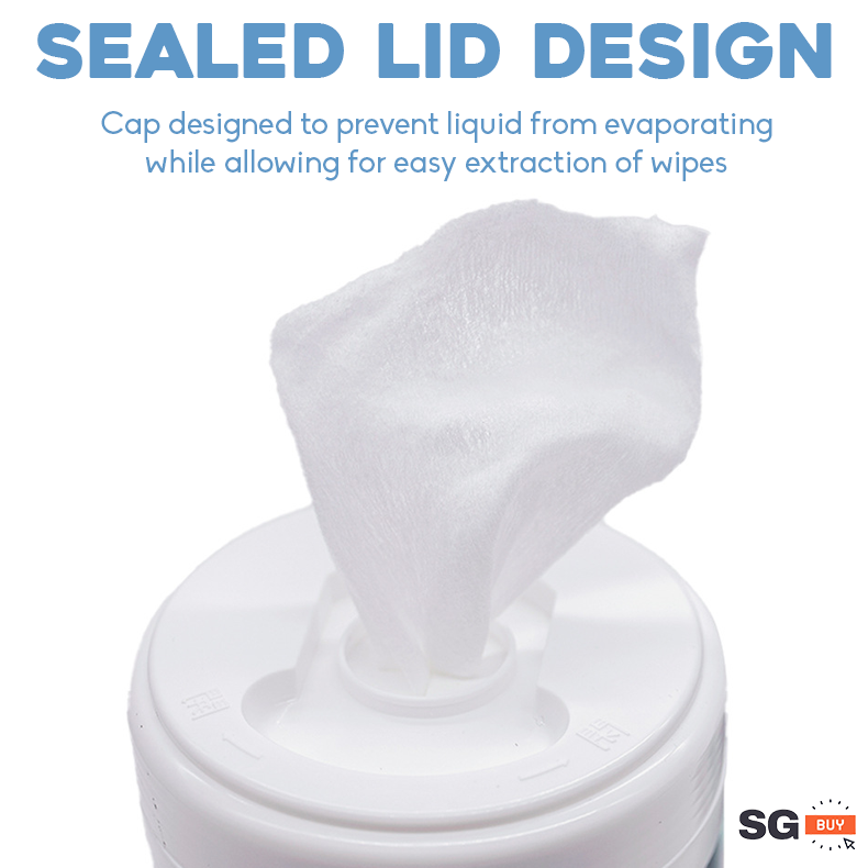 Japanese Design 100 Pc Alcohol Wet Tissue Wipes