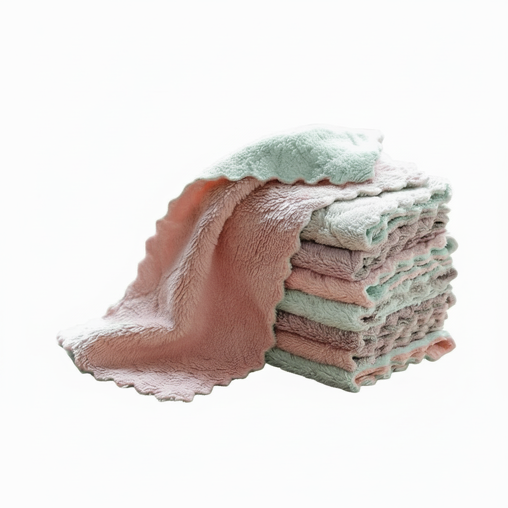 Reusable Kitchen Dish Cloth Microfiber Towel
