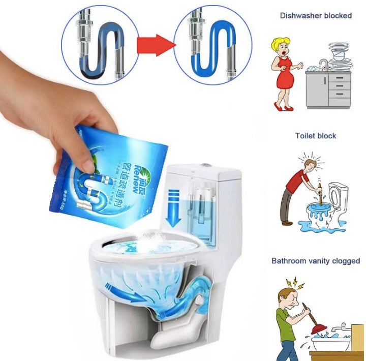 Unclog Sink Drain Powder Clog Remover