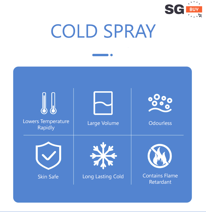 Sports Cold Spray Sprain Bruise Sprained Ankle Muscle Injury Cooling Pain Relief