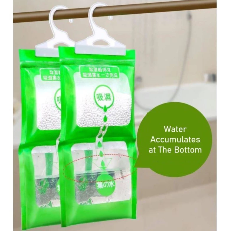 Hanging Dehumidifier for room Dehumidifiers for Wardrobe Moisture Absorber Absorb Humidity Smell Remover 100g / 230g - Image 3