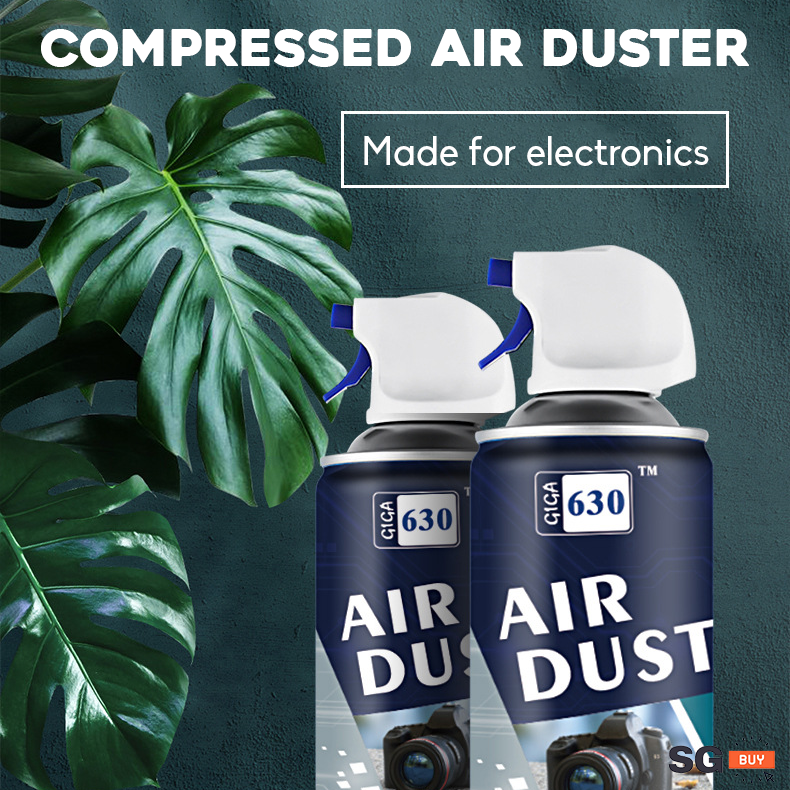 450ml Multi Purpose Cleaner Air Duster Keyboard Laptop Camera Desktop Compressed Air Spray - Image 7