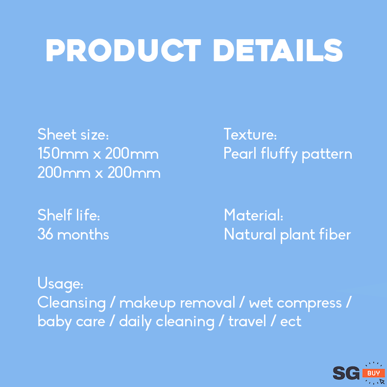 100pcs Disposable Face Towel Cotton Tissue Makeup Wipes Facial Cleanser Washcloth - Image 8