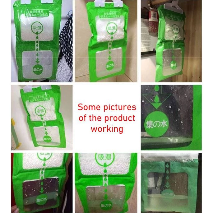 Hanging Dehumidifier for room Dehumidifiers for Wardrobe Moisture Absorber Absorb Humidity Smell Remover 100g / 230g - Image 4