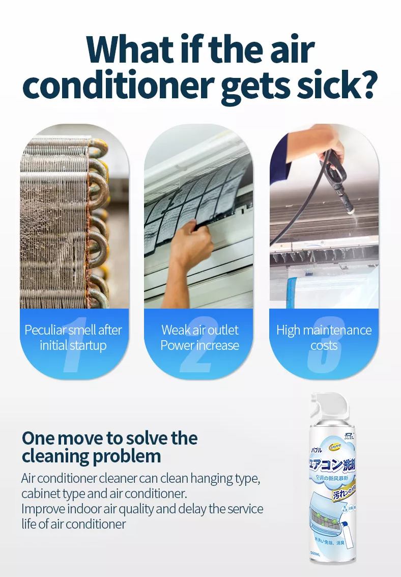 500ml Air Conditioner Foam Cleaner - Image 4