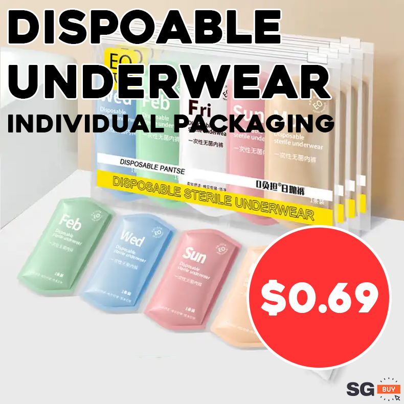 Disposable Panties Pure Cotton Mid-waist Underwear Woman Panties Women Disposable Underwear